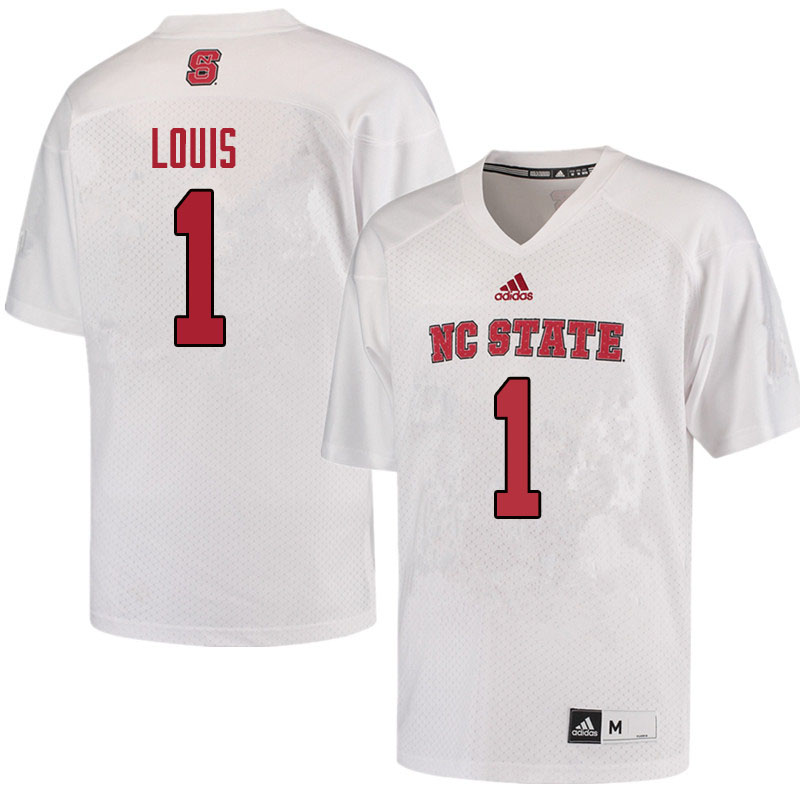 Men #1 Stephen Louis NC State Wolfpack College Football Jerseys Sale-Red - Click Image to Close